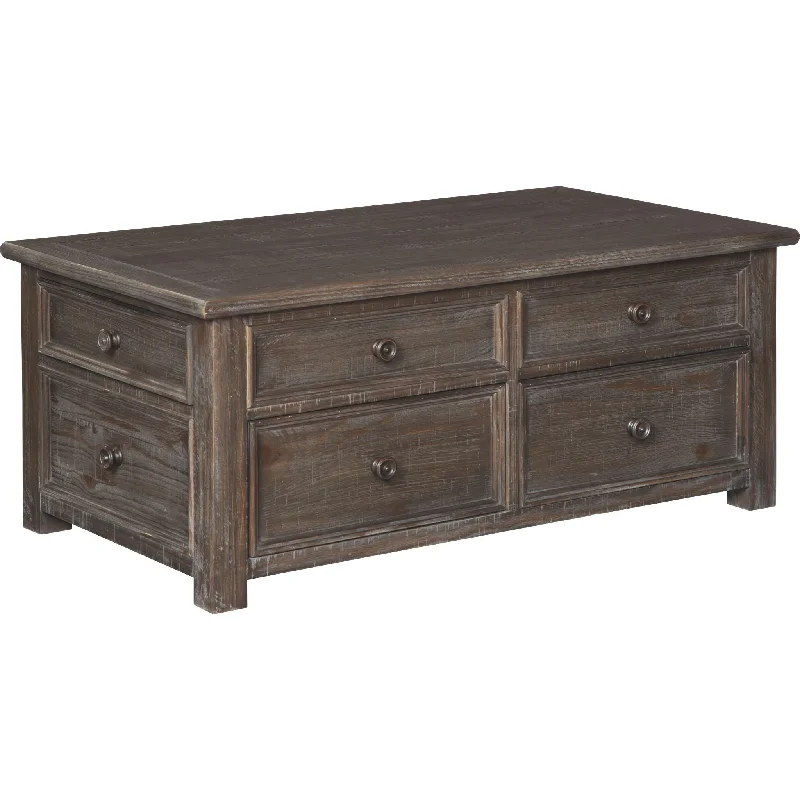 Wyndahl Coffee Table - Rustic Brown